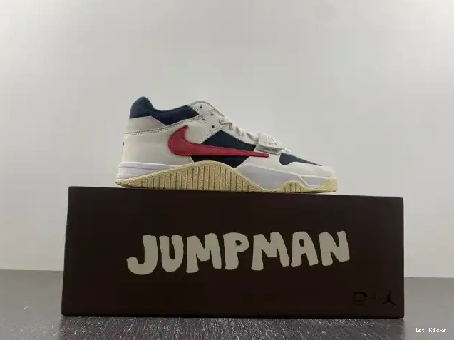 1st Kicks Shoes X JORDAN CUT TRAVIS FZ8117-100 CHECK THE SCOTT 0618